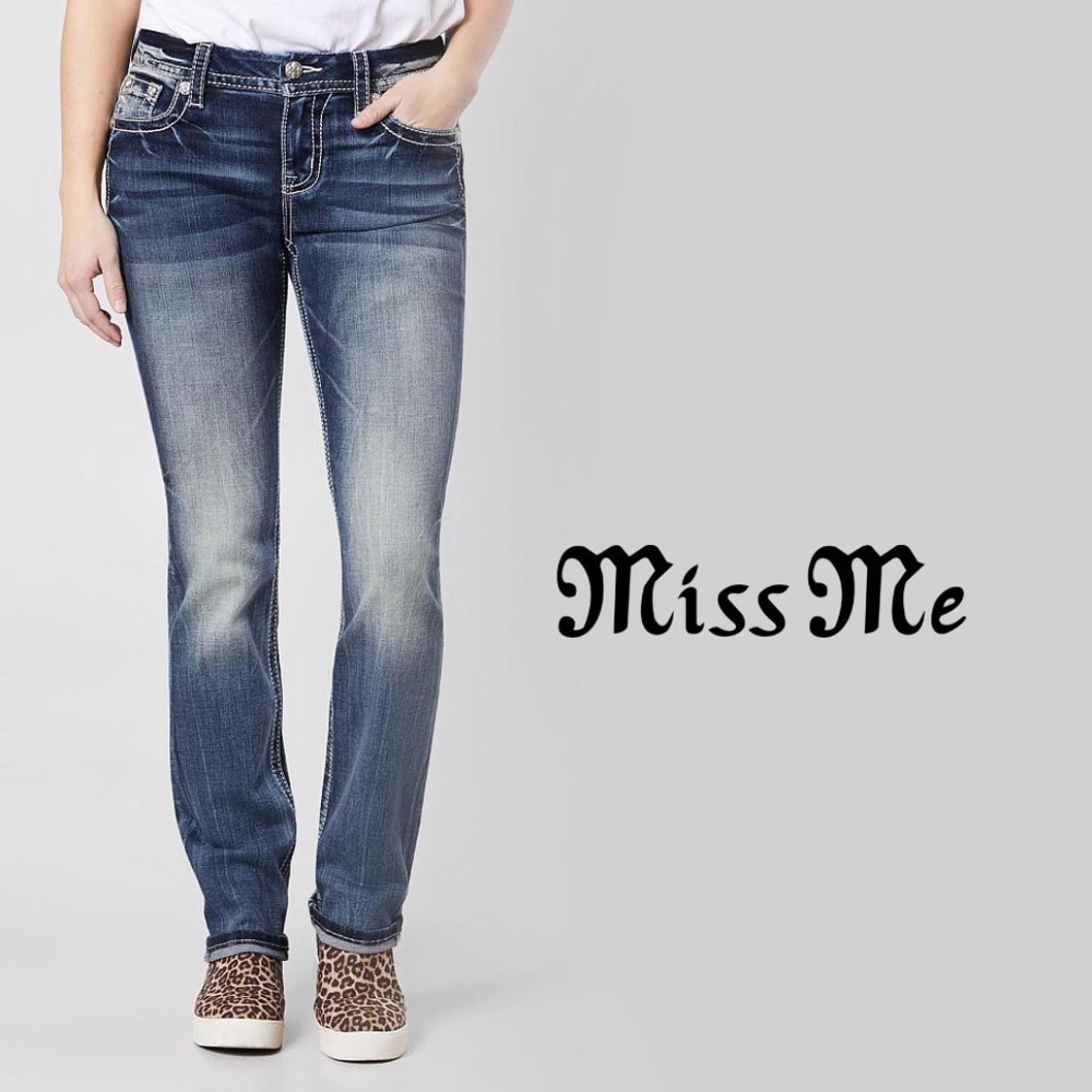 MISS ME Mid Rise Easy Skinny Stretch Jean